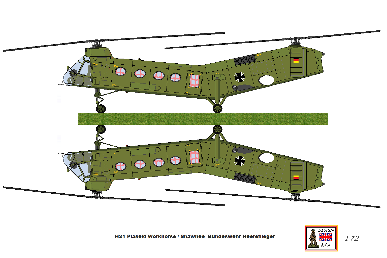 German H21 Piaseki Workhorse Helicopter
